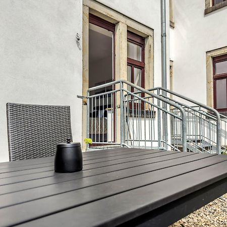 Design 2R Apartment Dresden Neustadt - Garten - Elbnahe - Airport Exterior foto