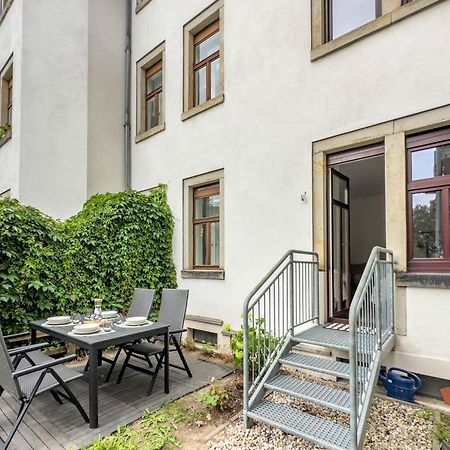 Design 2R Apartment Dresden Neustadt - Garten - Elbnahe - Airport Exterior foto